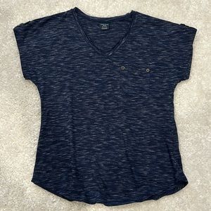 Faded Glory Navy Short Sleeve Top